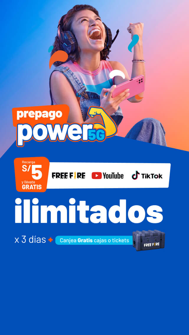 Prepago Power 5G Juegos + Videos