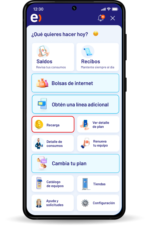 App Entel Empresas Pagar recibo Saldo Entel Entel Perú