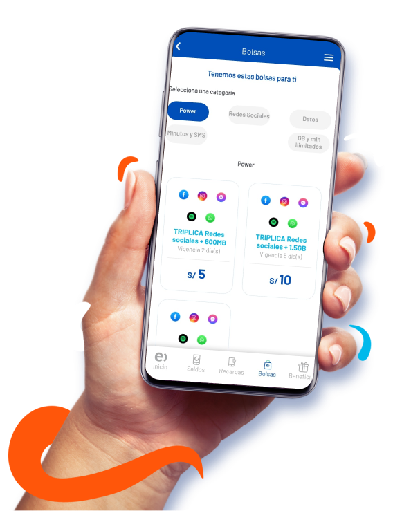 Bolsas Prepago Entel Bolsas Entel Perú